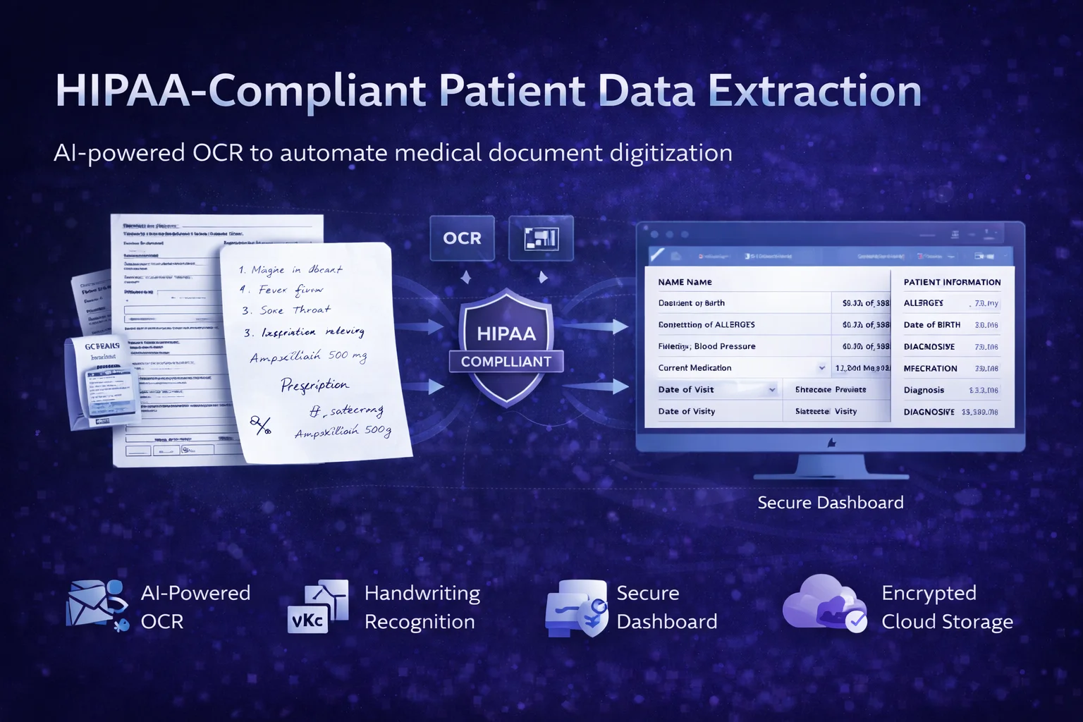 Medical Records Processing System Dashboard