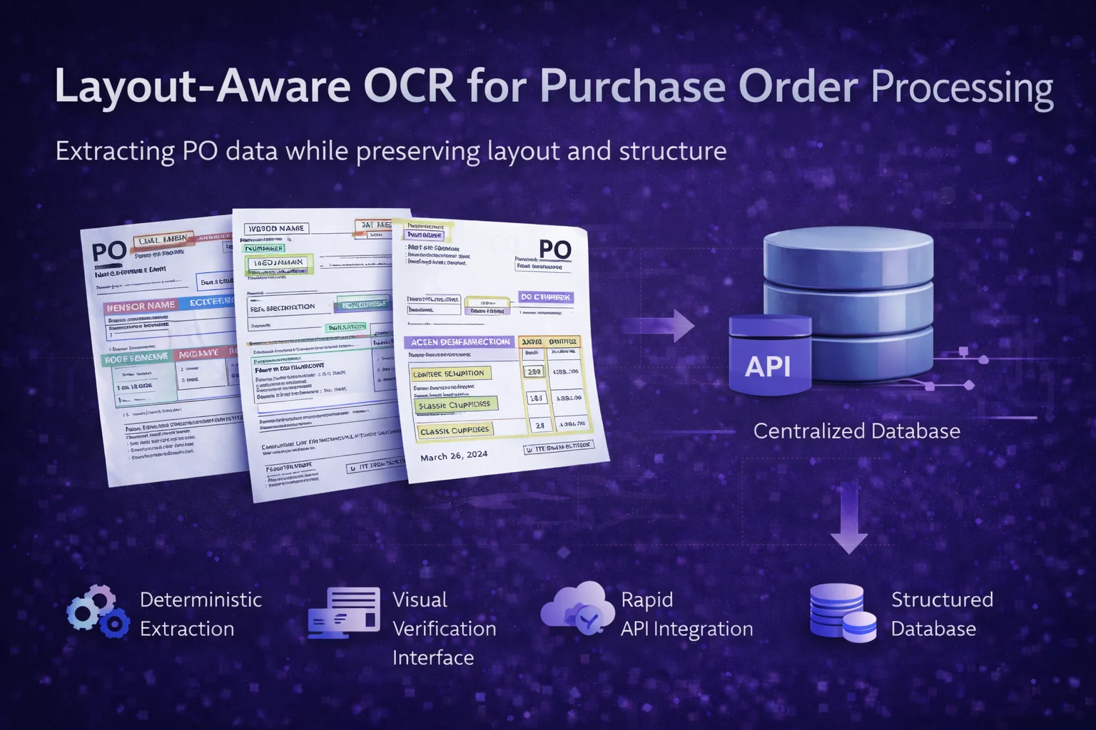 Purchase Order Extraction System Dashboard